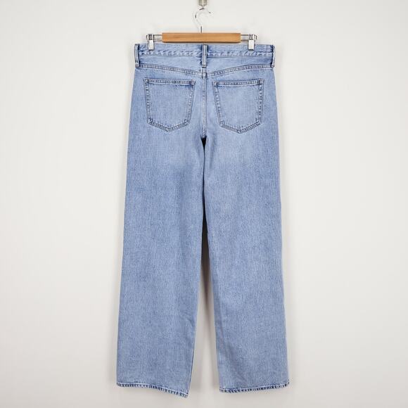 J.Crew 84' Low Rise Distressed Wide Leg Jean Synniva Wash Size 26 Tall NWT - Picture 9 of 10